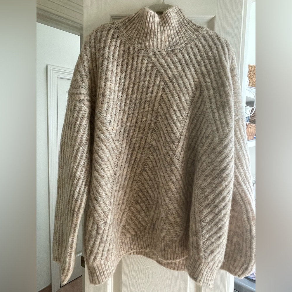 New oatmeal wool sweater